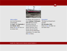 Tablet Screenshot of historische-eisenbahn-ma.de